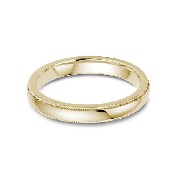 Milgrain Wedding Band, 3 mm